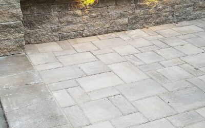 Testing out some landscape lighting on this fine fall evening #hardscaping