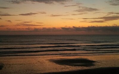 Sunrise over Minot beach is a great start to the week.