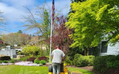 Old Glory flying over our customer’s landscape