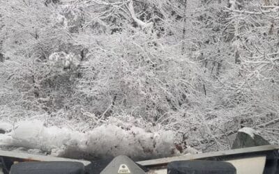 We’ve got crews cleaning up leaves in Braintree and Scituate and plowing in Weymouth